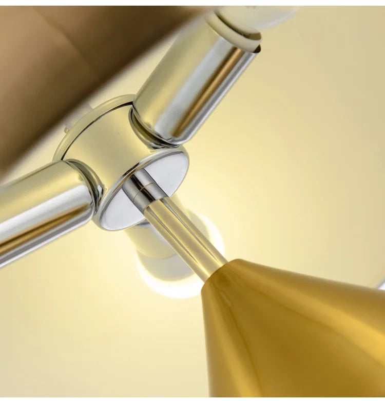 Iron Dome Table Lamp with Sculptural Base