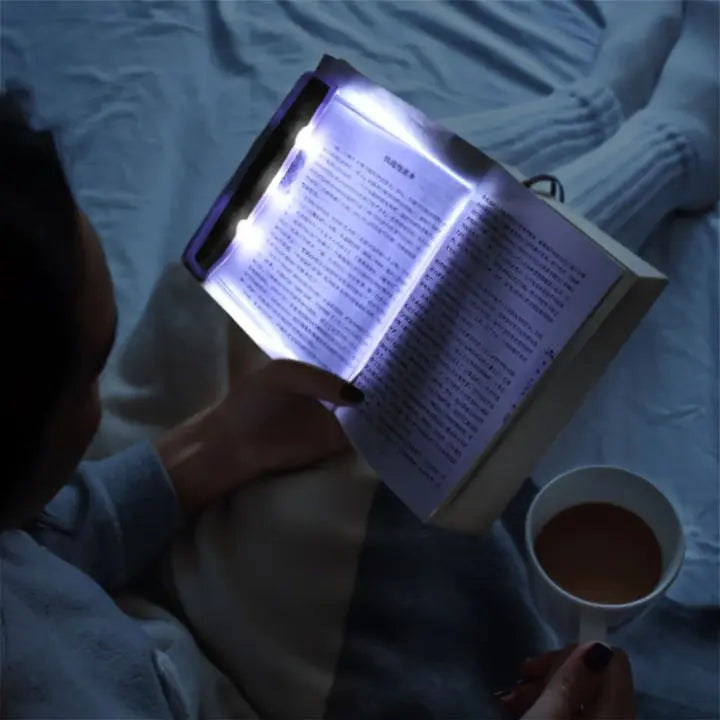 LED Flat Panel Night Lamp with Wide Reading Light