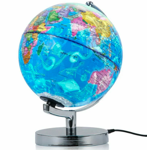 LED Globe Night Lamp with Constellation Map