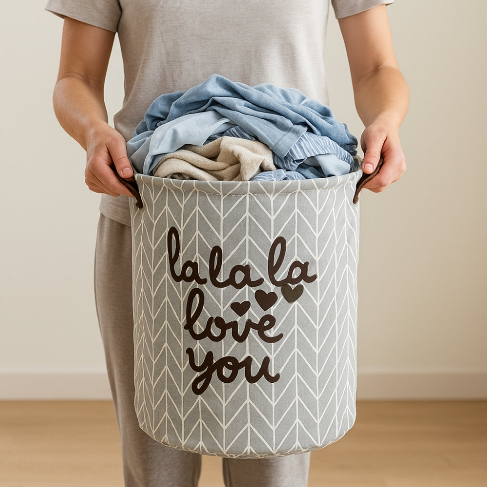 Lightweight Laundry Basket with Handles