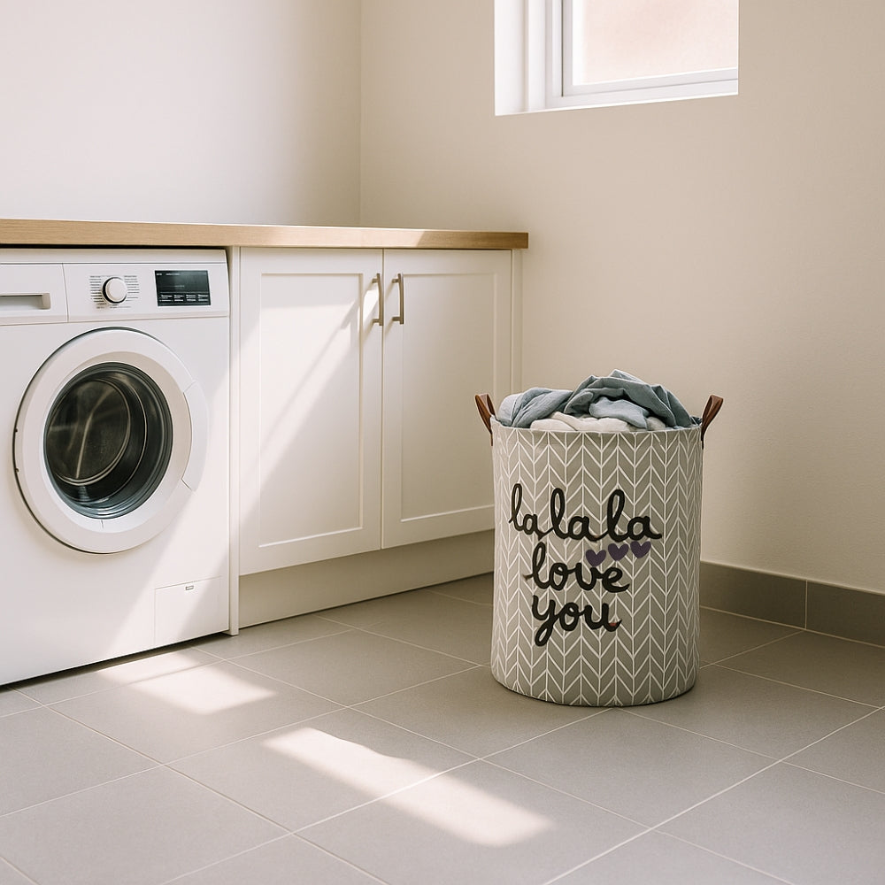 Lightweight Laundry Basket with Handles