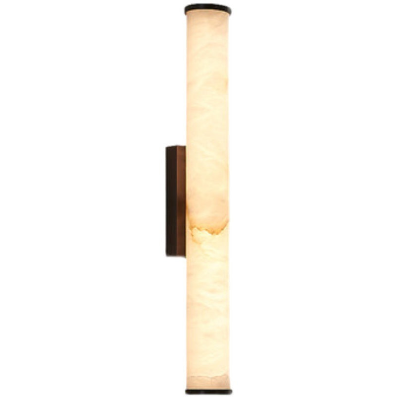 Marble Effect Wall Sconce with Slim Tube Light
