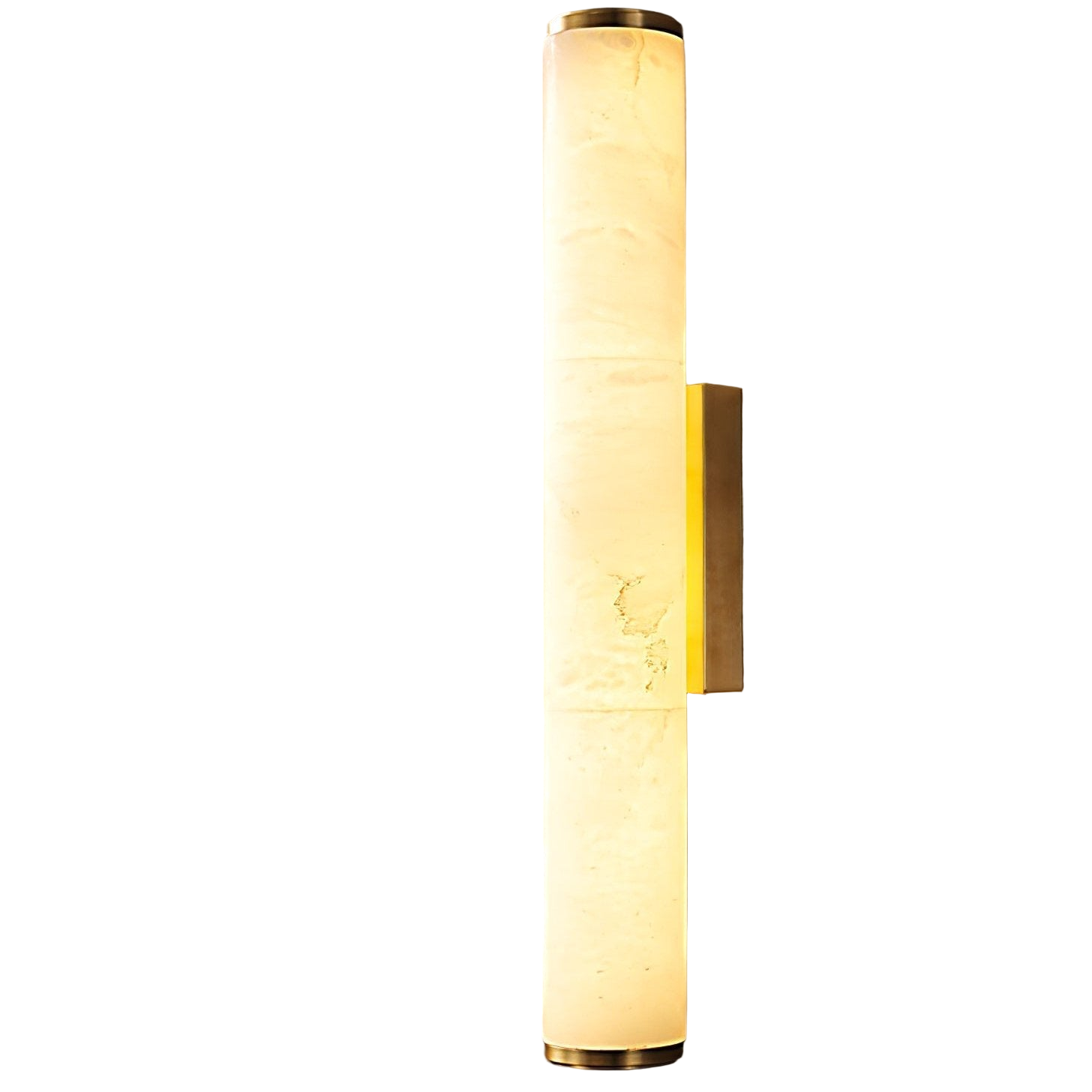 Marble Effect Wall Sconce with Slim Tube Light