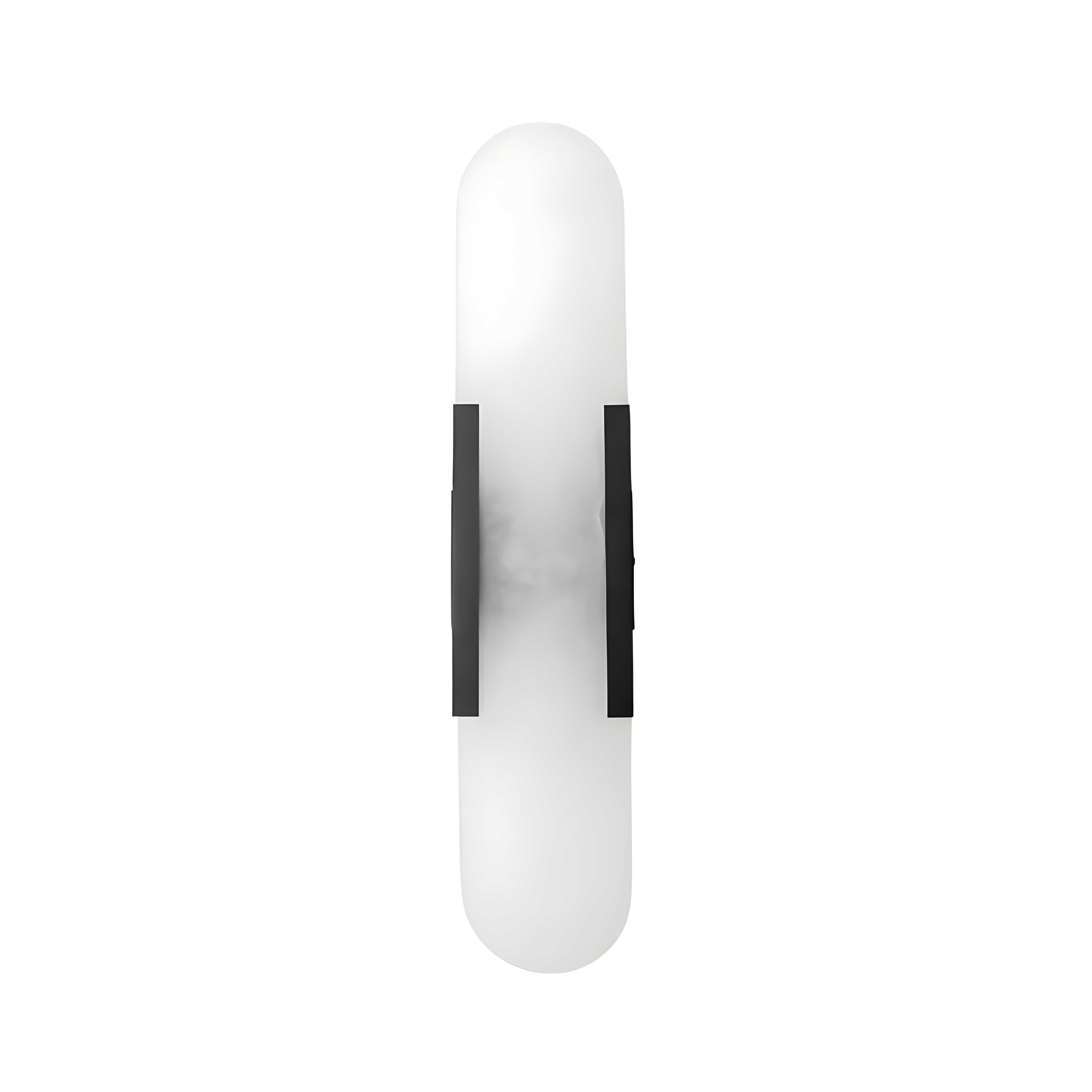 Marble Wall Sconce with Iron Frame LED Light
