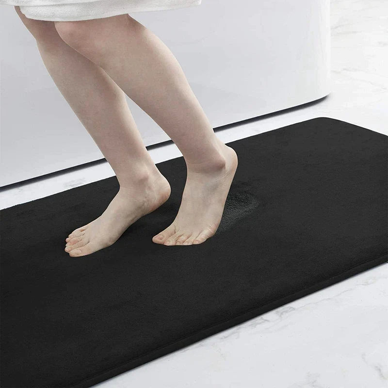 Memory Foam Bath Mat with Non Slip Back