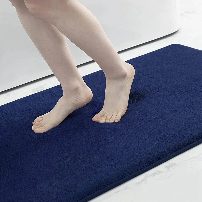 Memory Foam Bath Mat with Non Slip Back