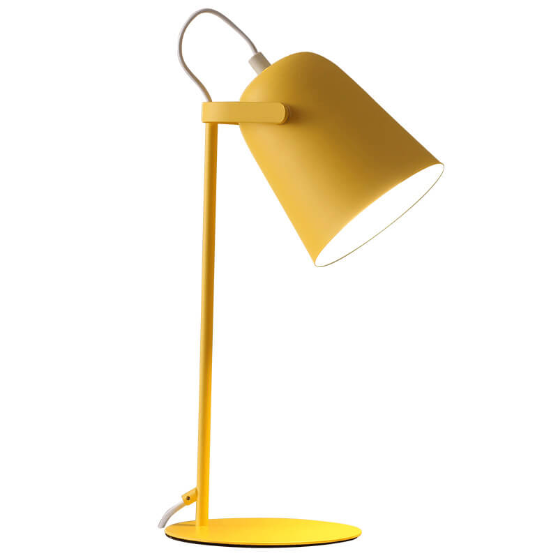 Metal Cone Table Lamp with Minimalist Design