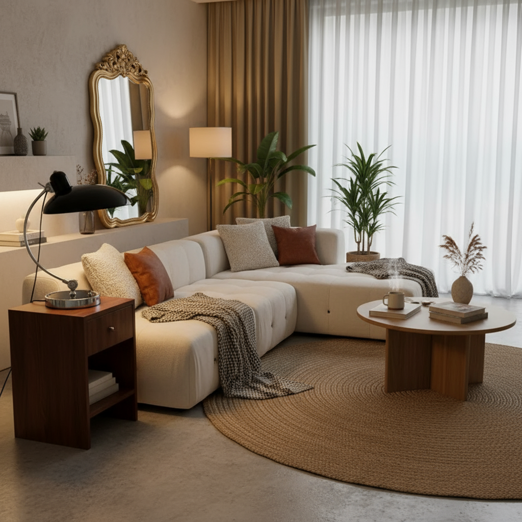 Metal Dome Table Lamp with Button Switch Design