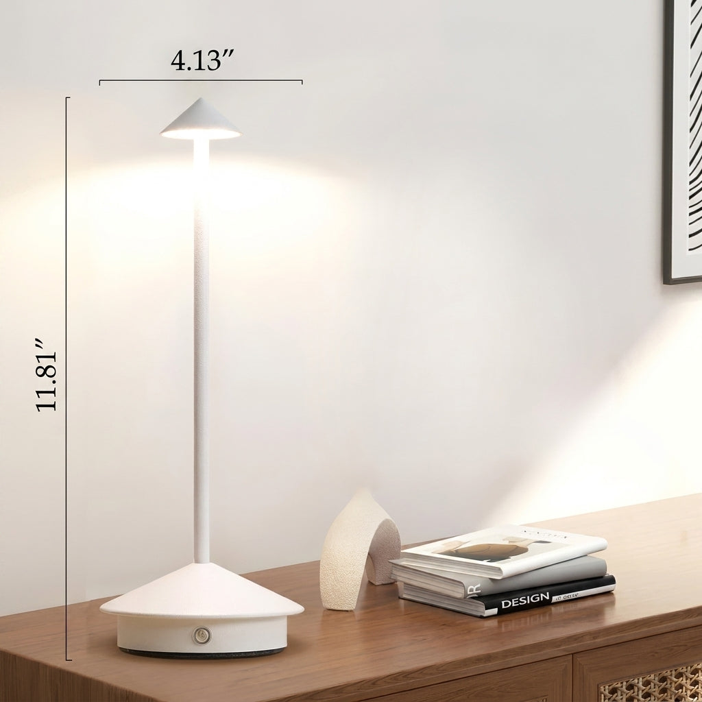 Modern Aluminum Table Lamp with LED Light Bar