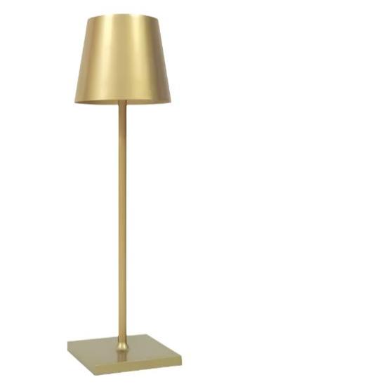 Modern Aluminum Table Lamp with Slim LED Design