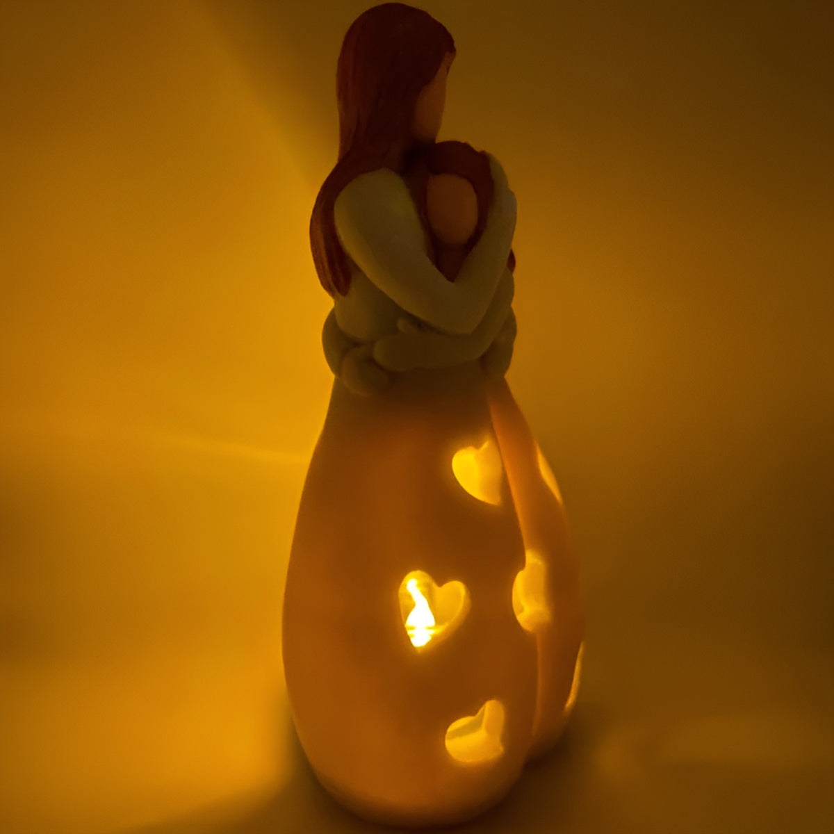 Modern Candle Decor with Figure Design