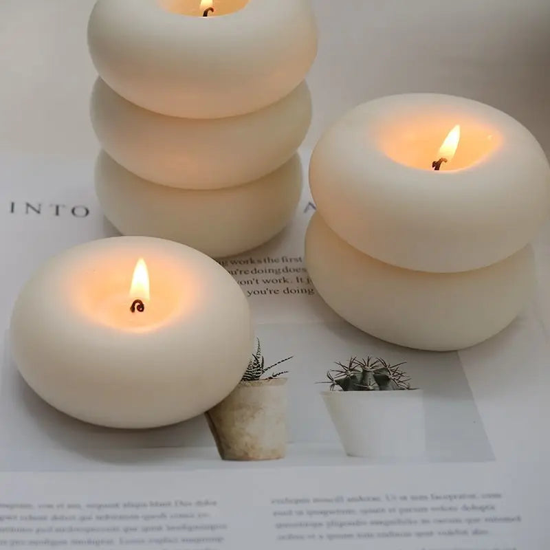 Modern Donut Aromatherapy Candle Smokeless
