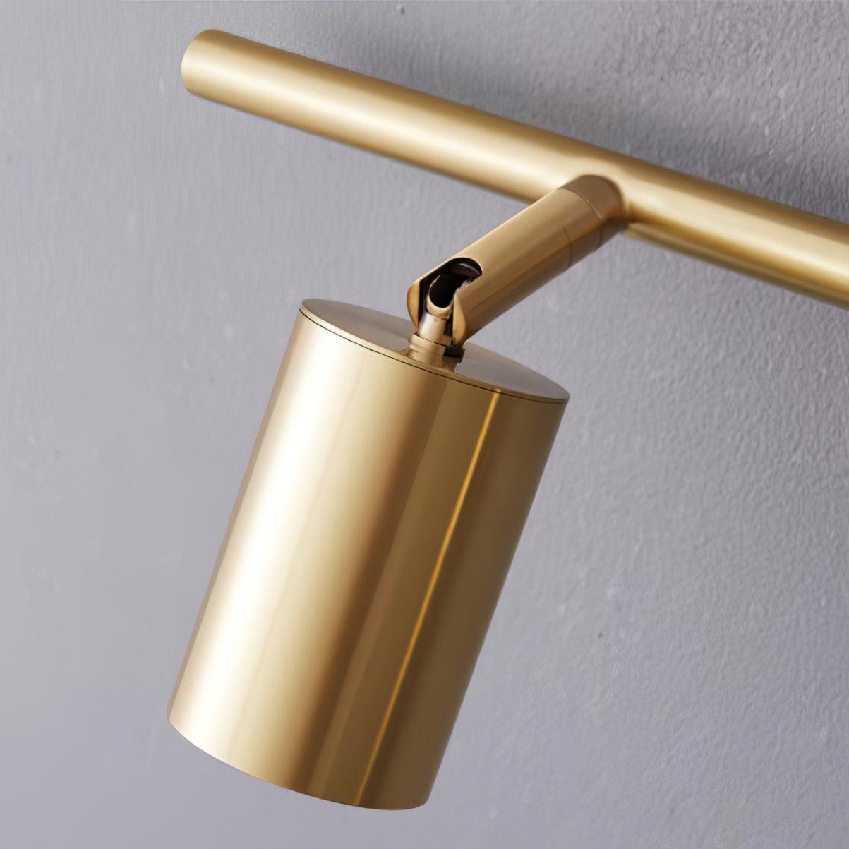Modern Double Cylinder Wall Light with Adjustable Spots