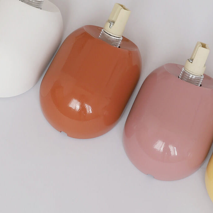 Modern Glass Globe Wall Light with Resin Base