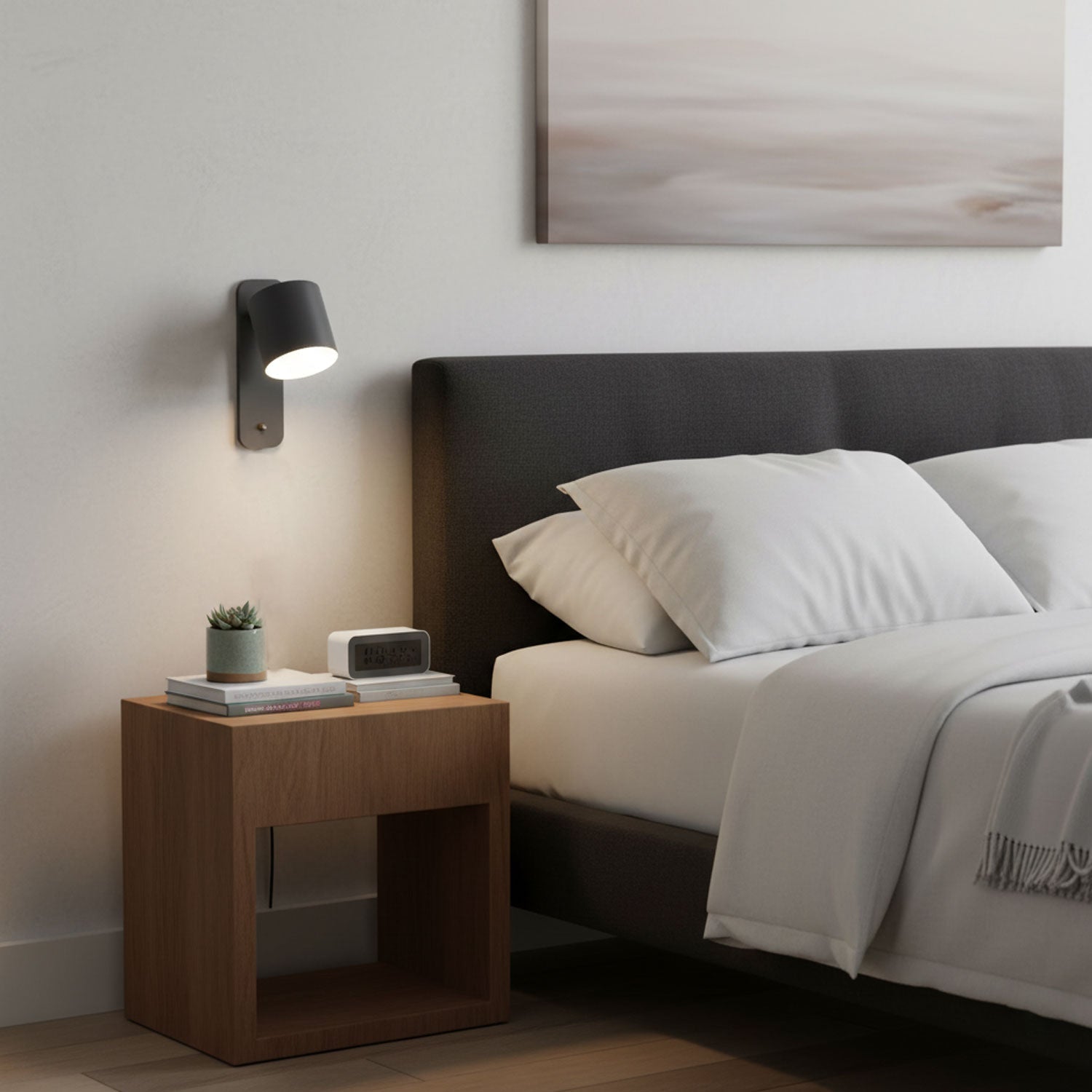 Modern Iron Wall Sconce with Rotatable Cylinder