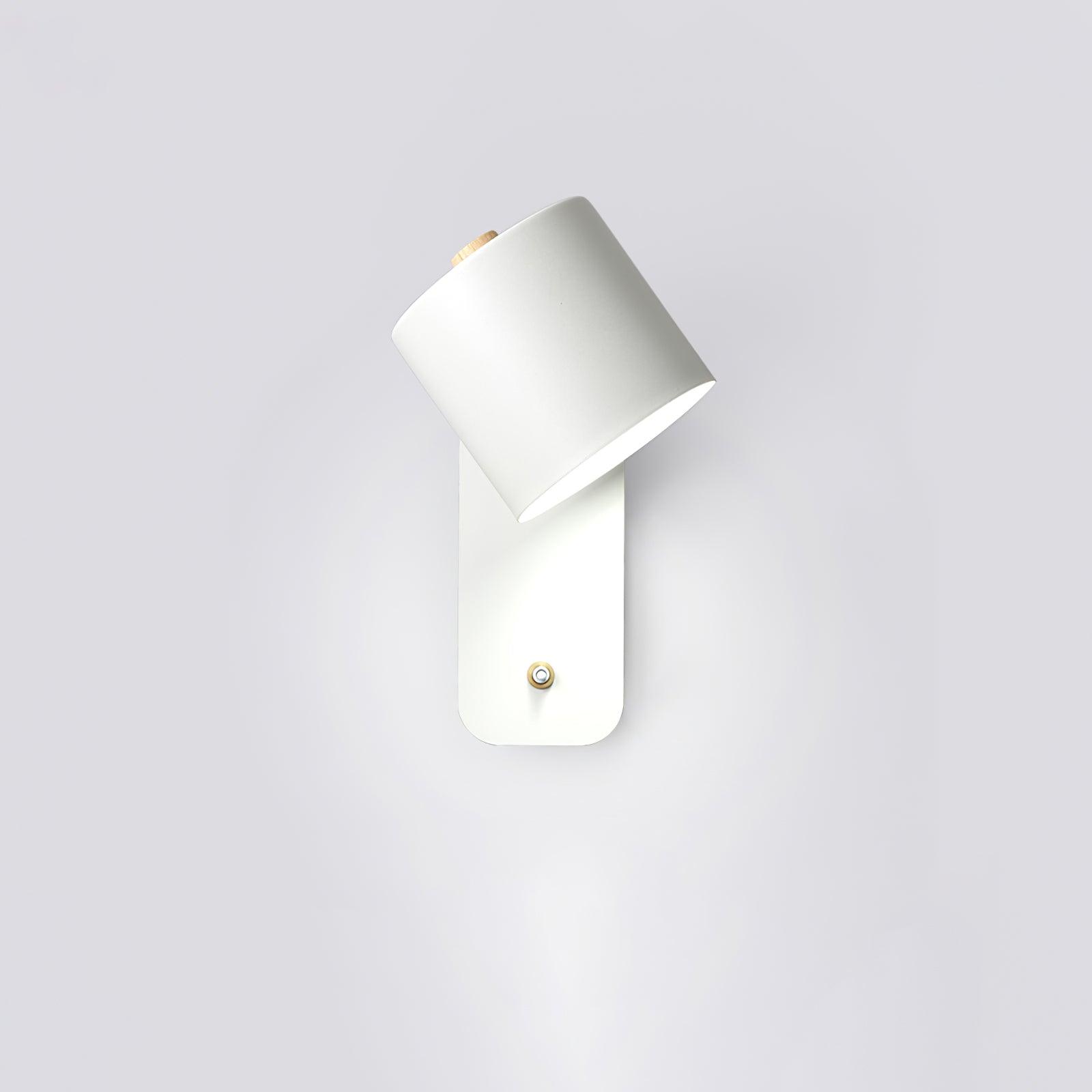 Modern Iron Wall Sconce with Rotatable Cylinder