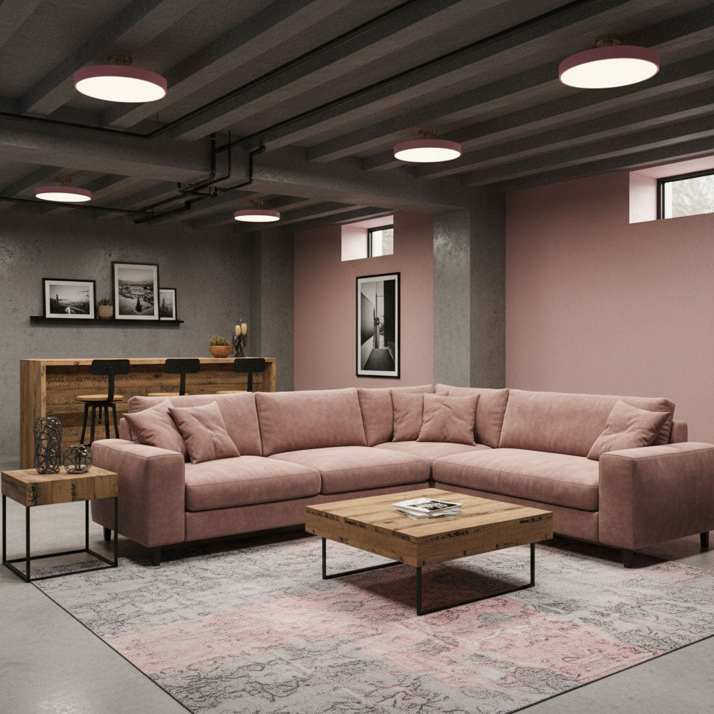 Modern Round Ceiling Light with LED Flush Mount