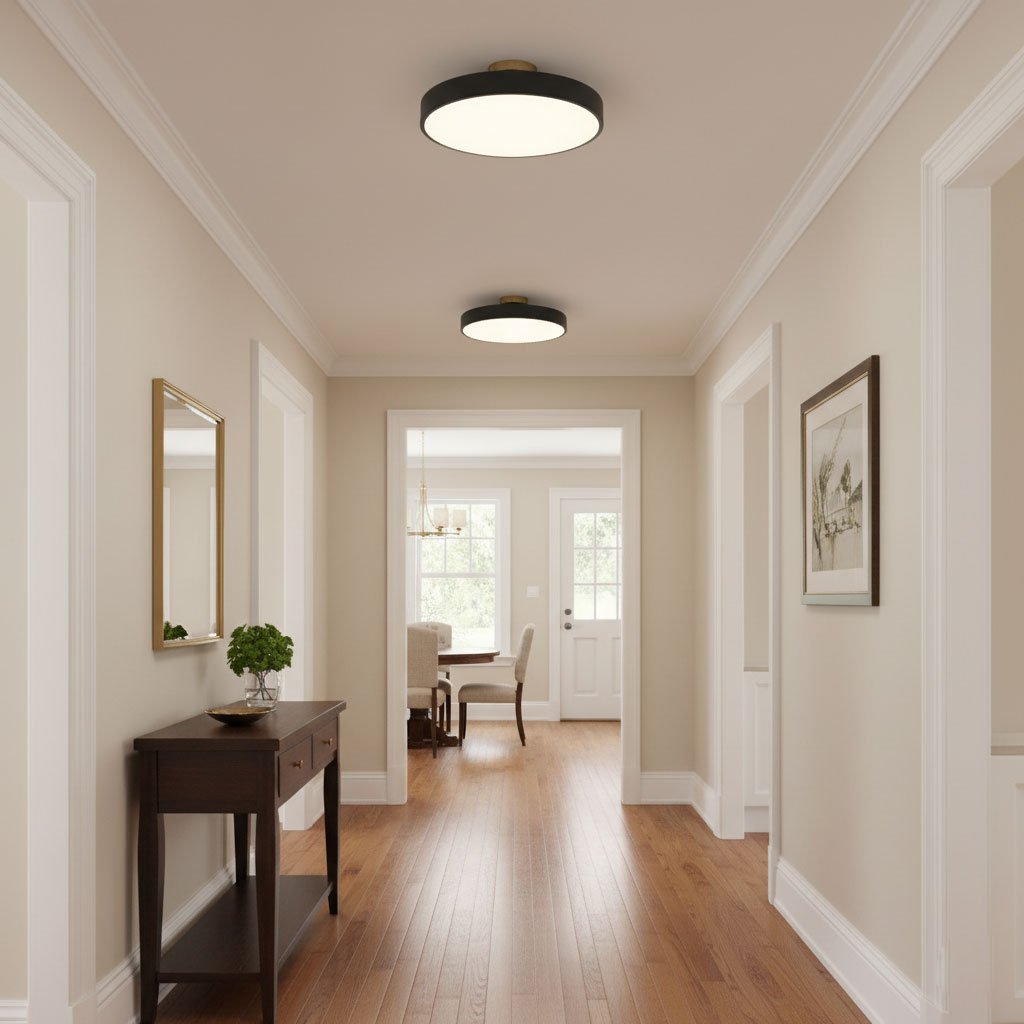 Modern Round Ceiling Light with LED Flush Mount