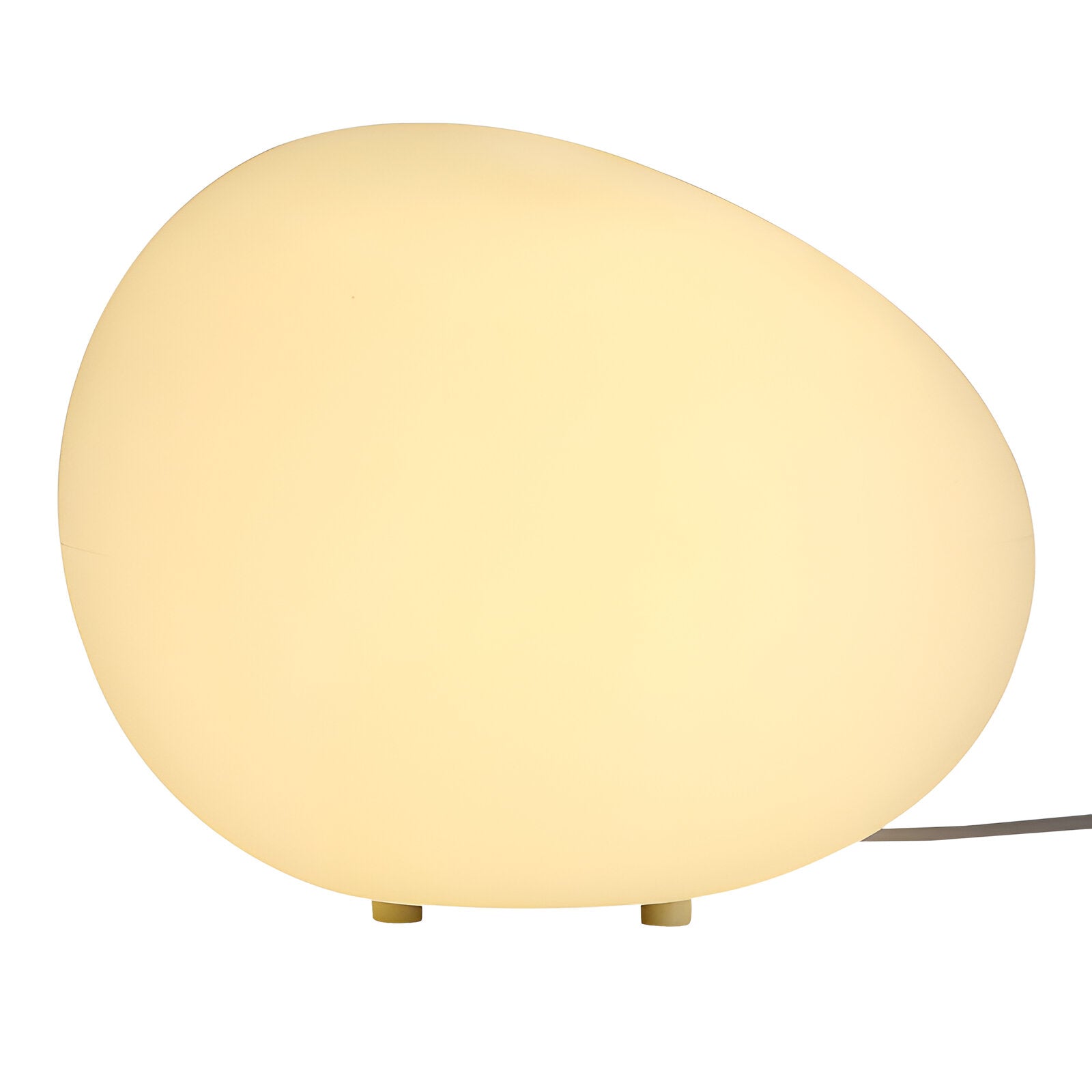 Modern Stone Shape Table Lamp with Soft Glow
