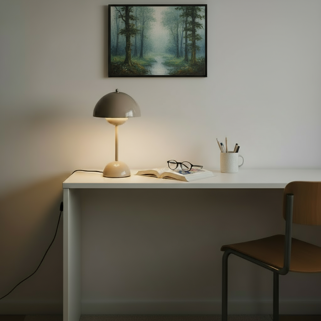 Modern Wireless Dome Table Lamp with LED