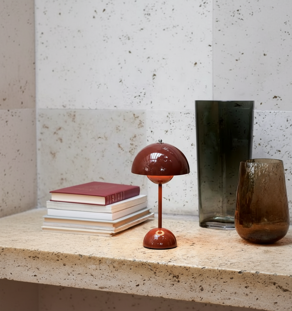 Modern Wireless Dome Table Lamp with LED