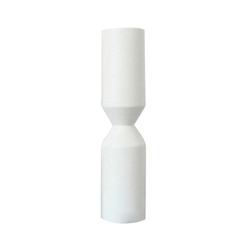 Modern Wooden Candle Holder with Rib Design