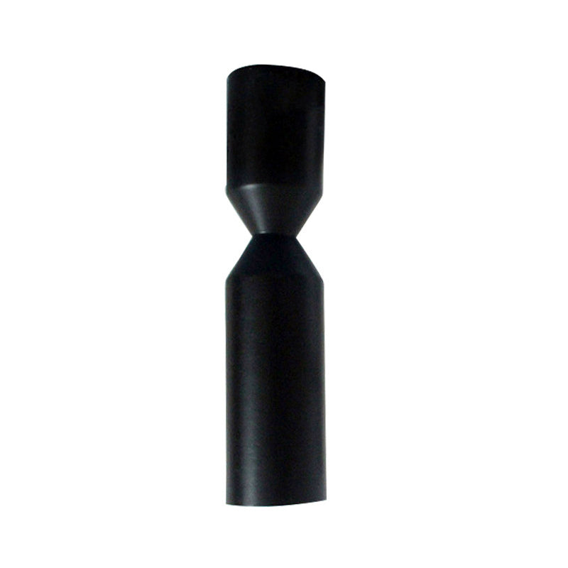 Modern Wooden Candle Holder with Rib Design