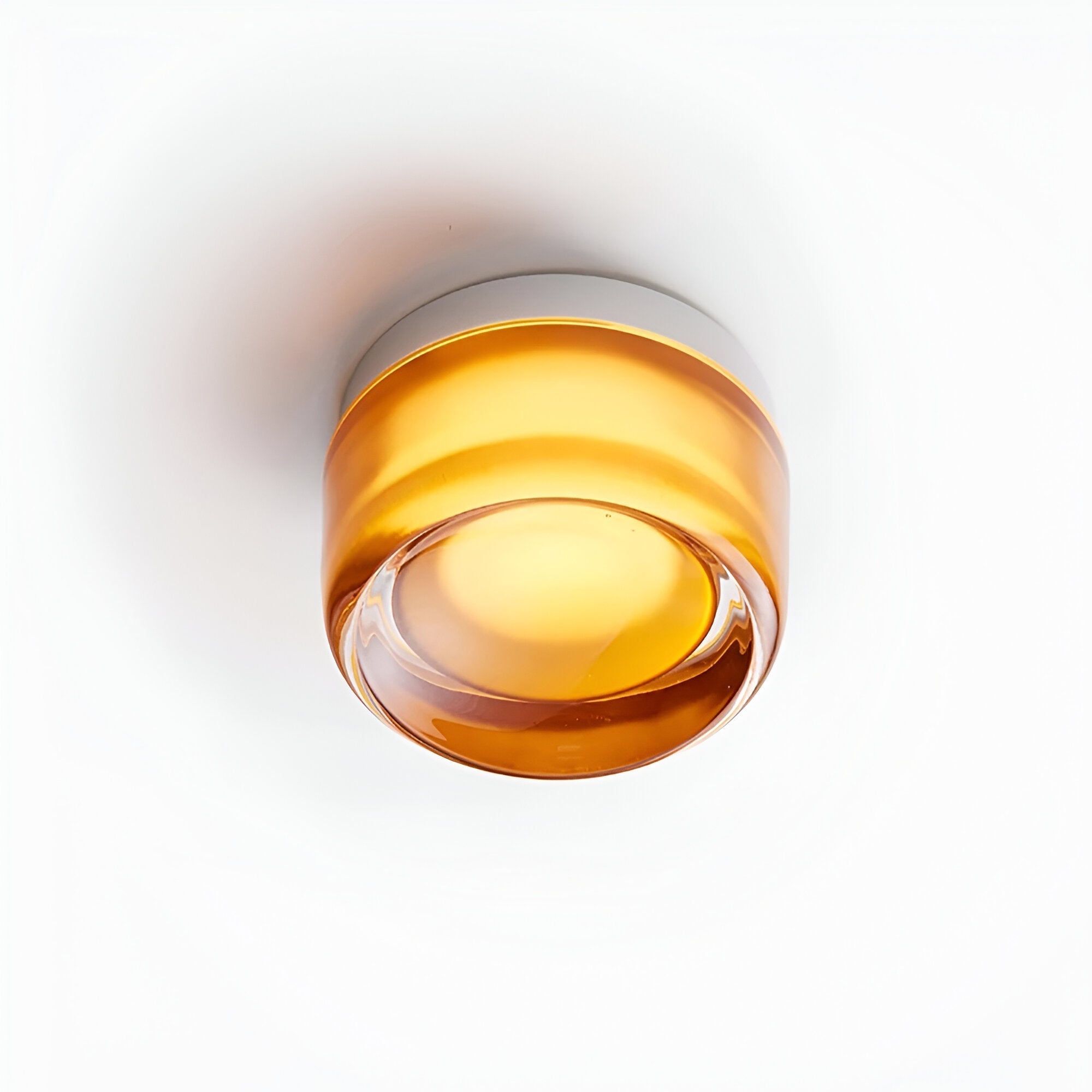Nordic Acrylic Wall Sconce with Round Ambient Glow