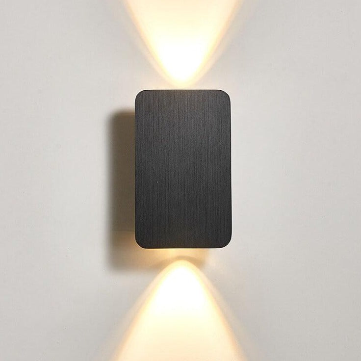 Nordic Aluminium Wall Sconce with Dual Up Down Light