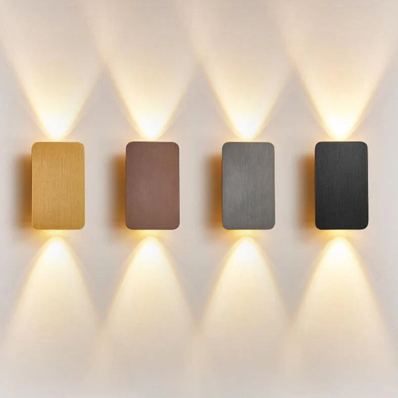 Nordic Aluminium Wall Sconce with Dual Up Down Light