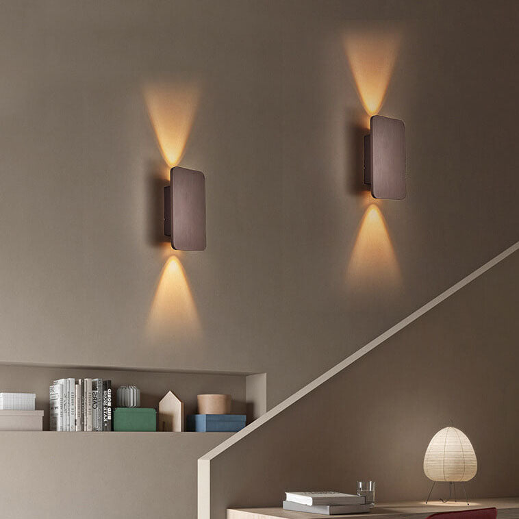 Nordic Aluminium Wall Sconce with Dual Up Down Light