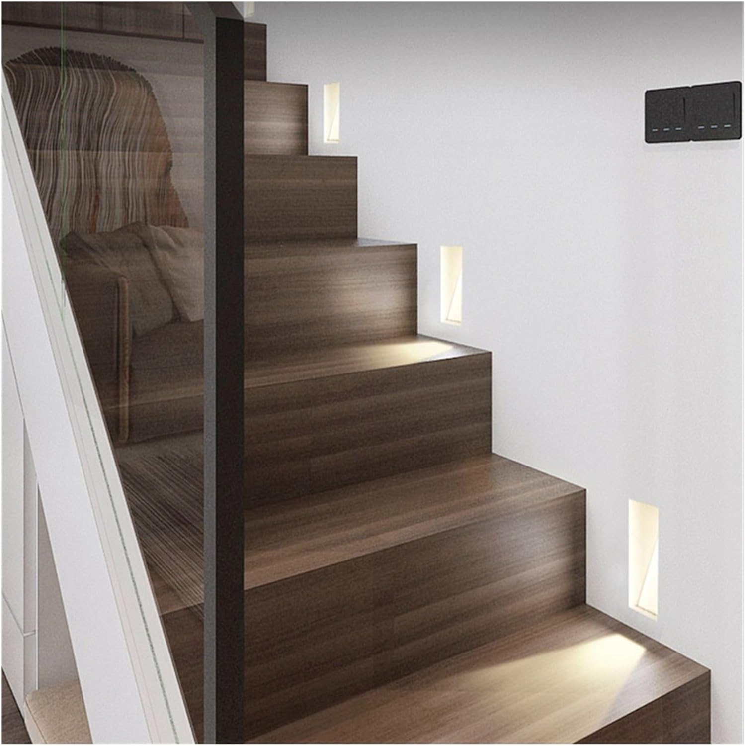 Nordic LED Wall Light with Frameless Panel Design