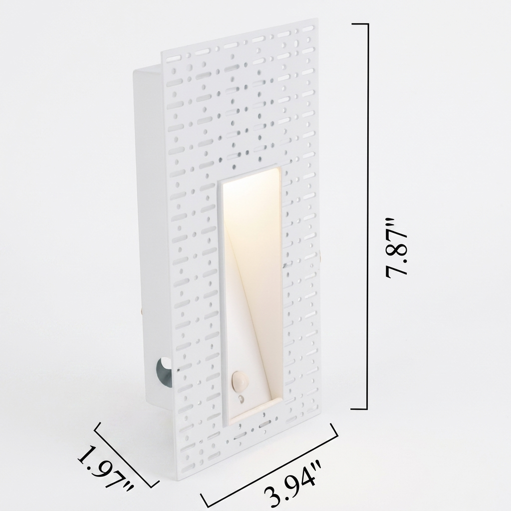Nordic LED Wall Light with Frameless Panel Design