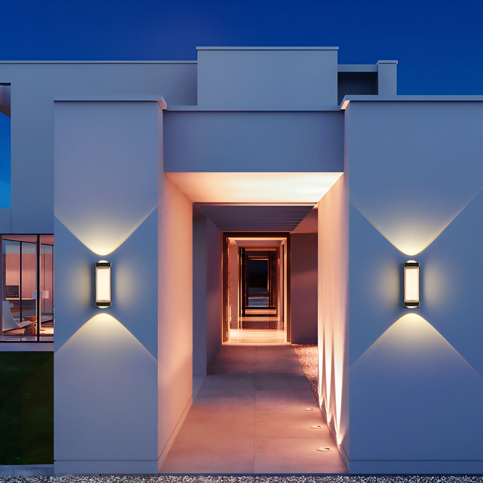 Nordic Acrylic LED Wall Light Up Down Outdoor