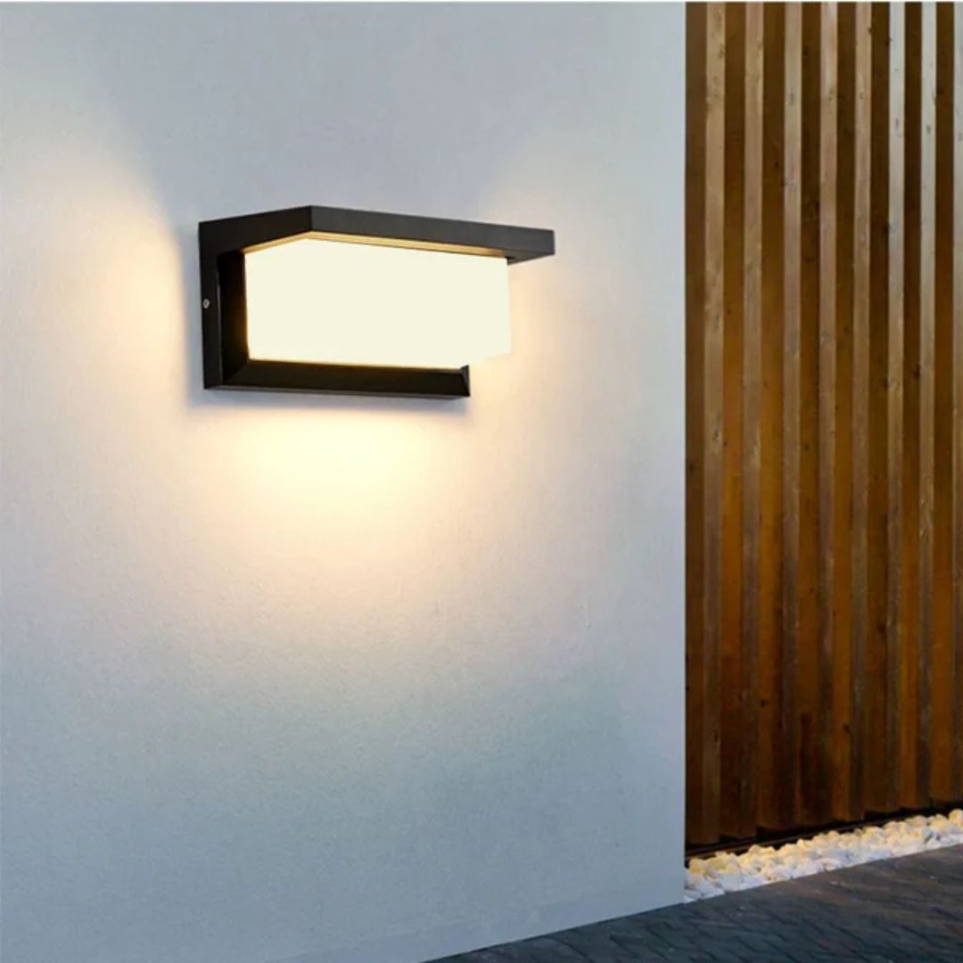 Modern Outdoor Wall Light with Motion Sensor