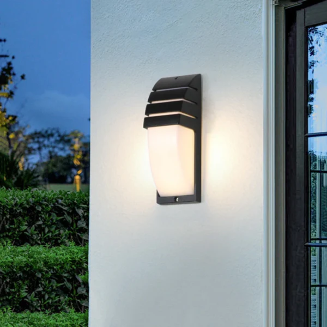 Modern Outdoor Wall Light with LED Sensor