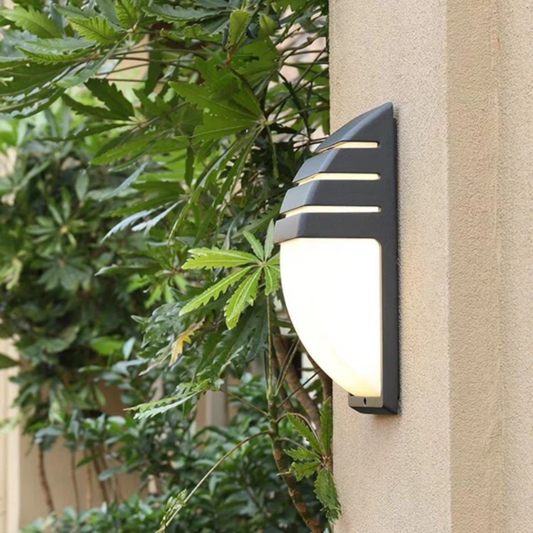 Modern Outdoor Wall Light with LED Sensor