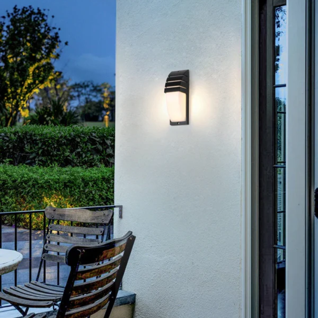 Modern Outdoor Wall Light with LED Sensor