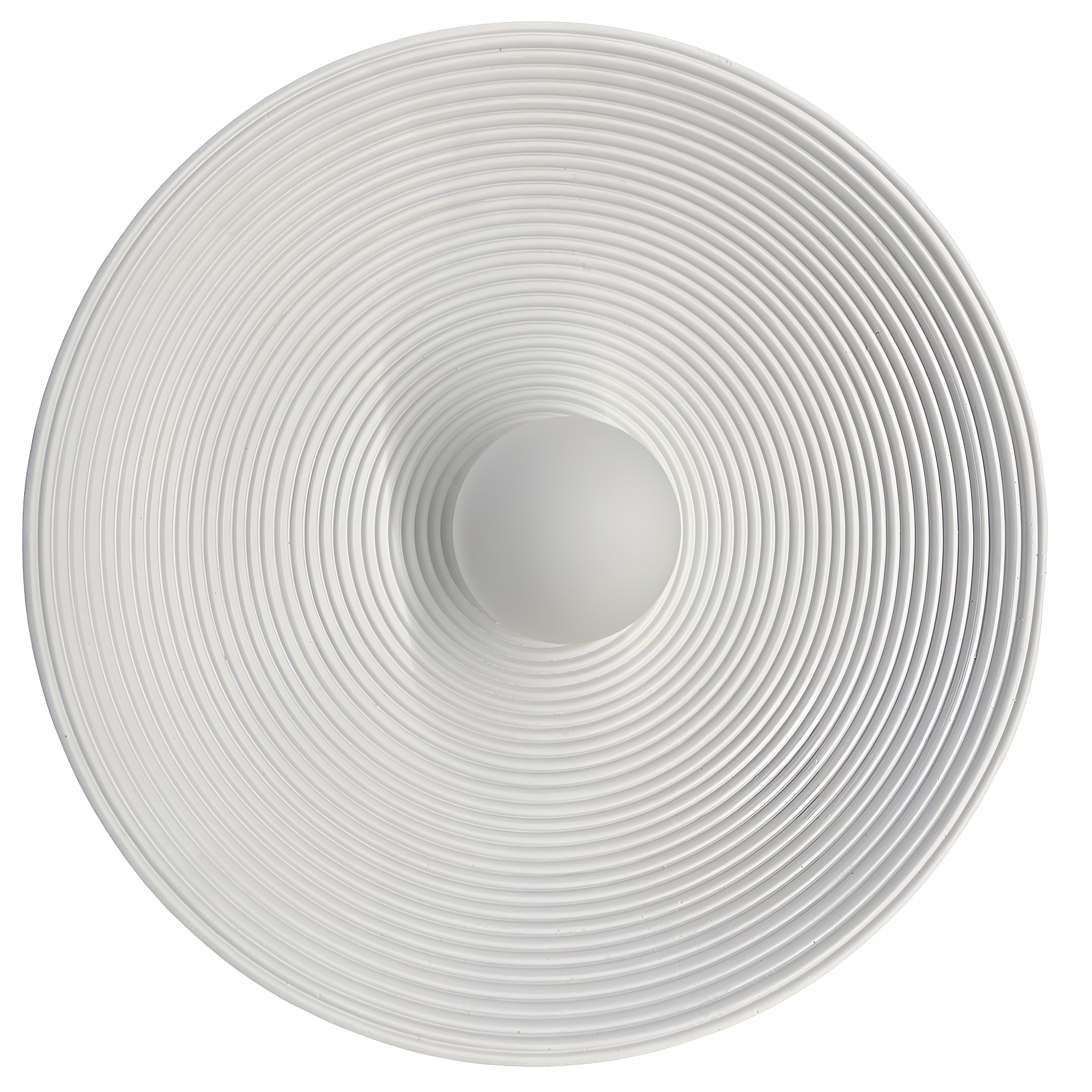 Resin Ribbed Round Wall Sconce with Globe Light