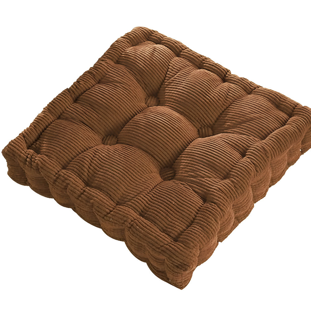 Ribbed Floor Pillow with Padded Design