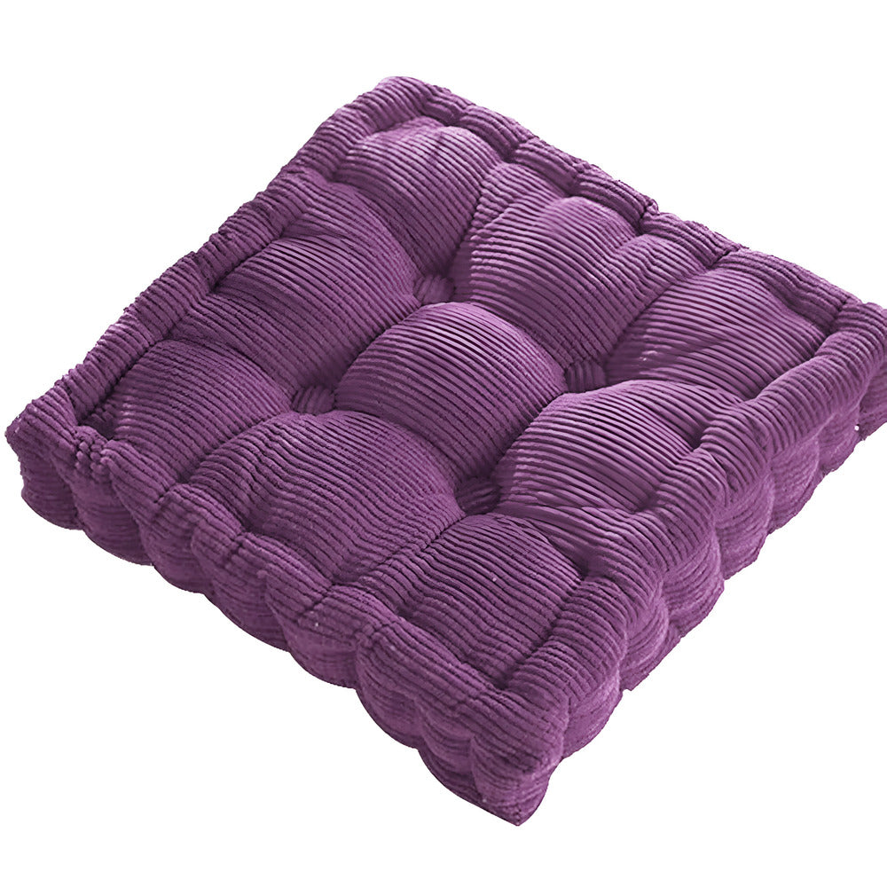 Ribbed Floor Pillow with Padded Design