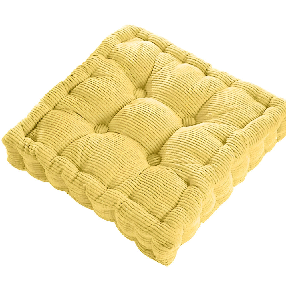 Ribbed Floor Pillow with Padded Design
