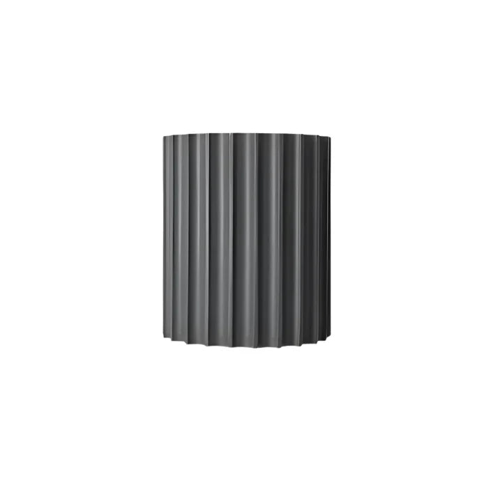 Ribbed Resin Wall Sconce with Dual LED Light