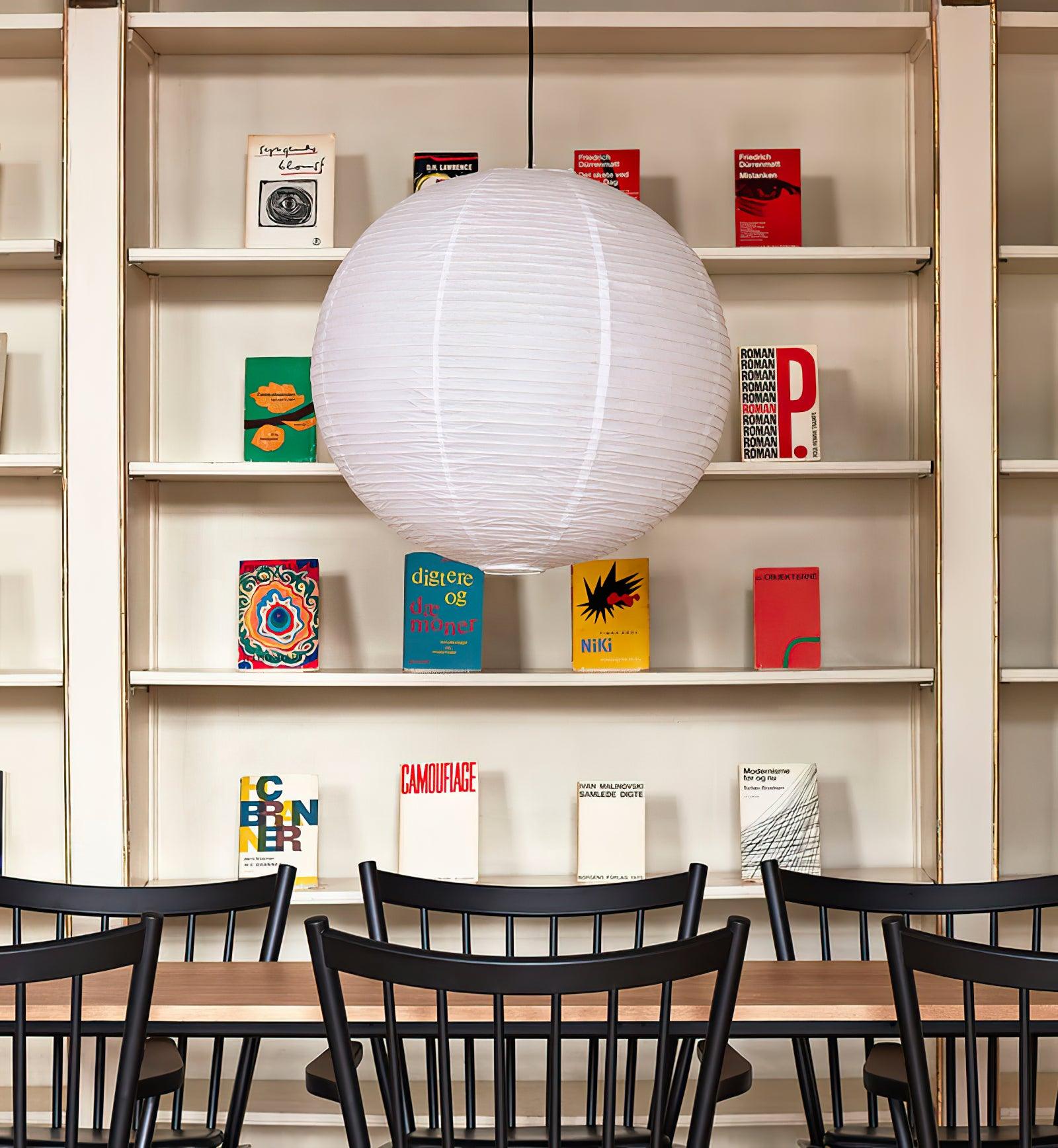 Japanese Washi Globe Pendant Light Shade