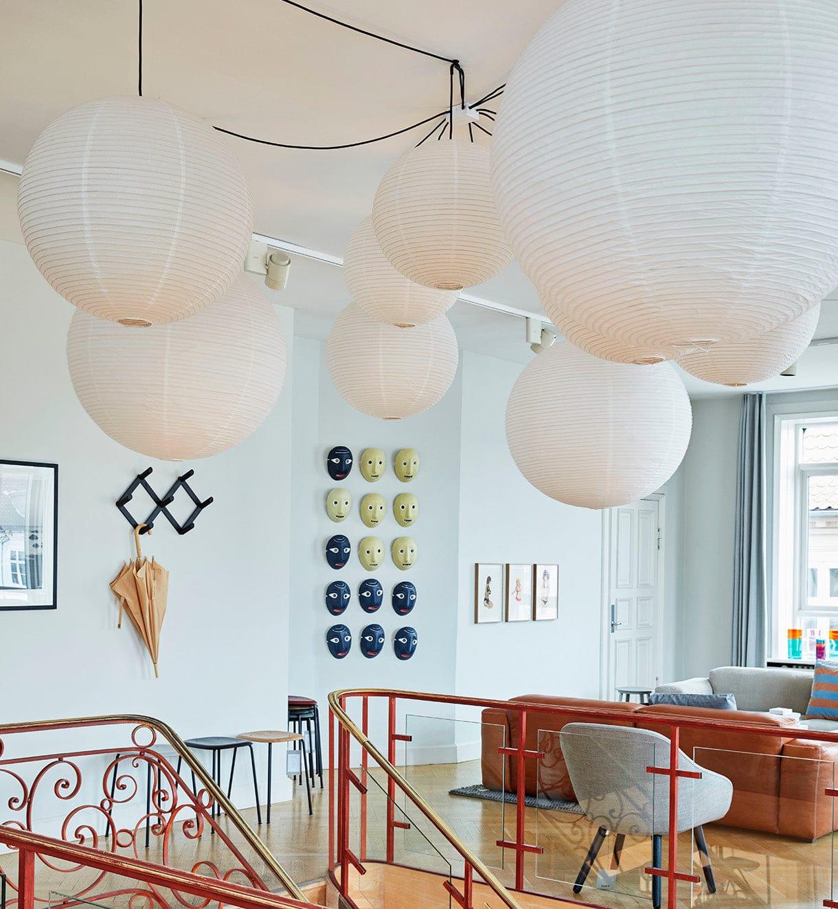 Japanese Washi Globe Pendant Light Shade