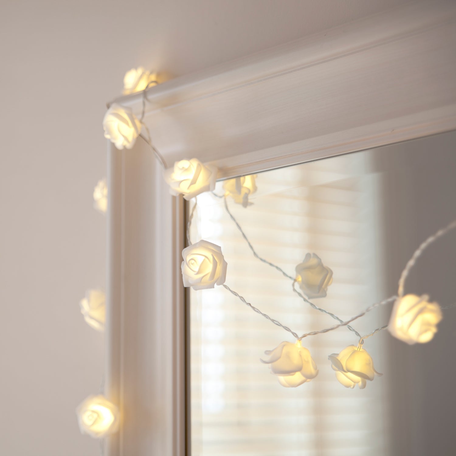 Rose Fairy String Light with Warm Glow