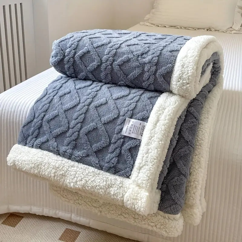 Sherpa Fleece Throw Blanket for Cozy Comfort