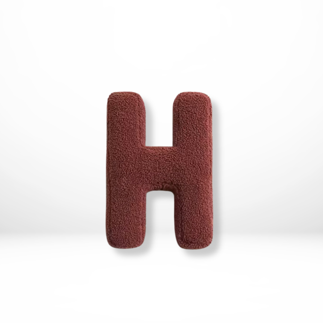 Soft Alphabet Decorative Pillow Cushion