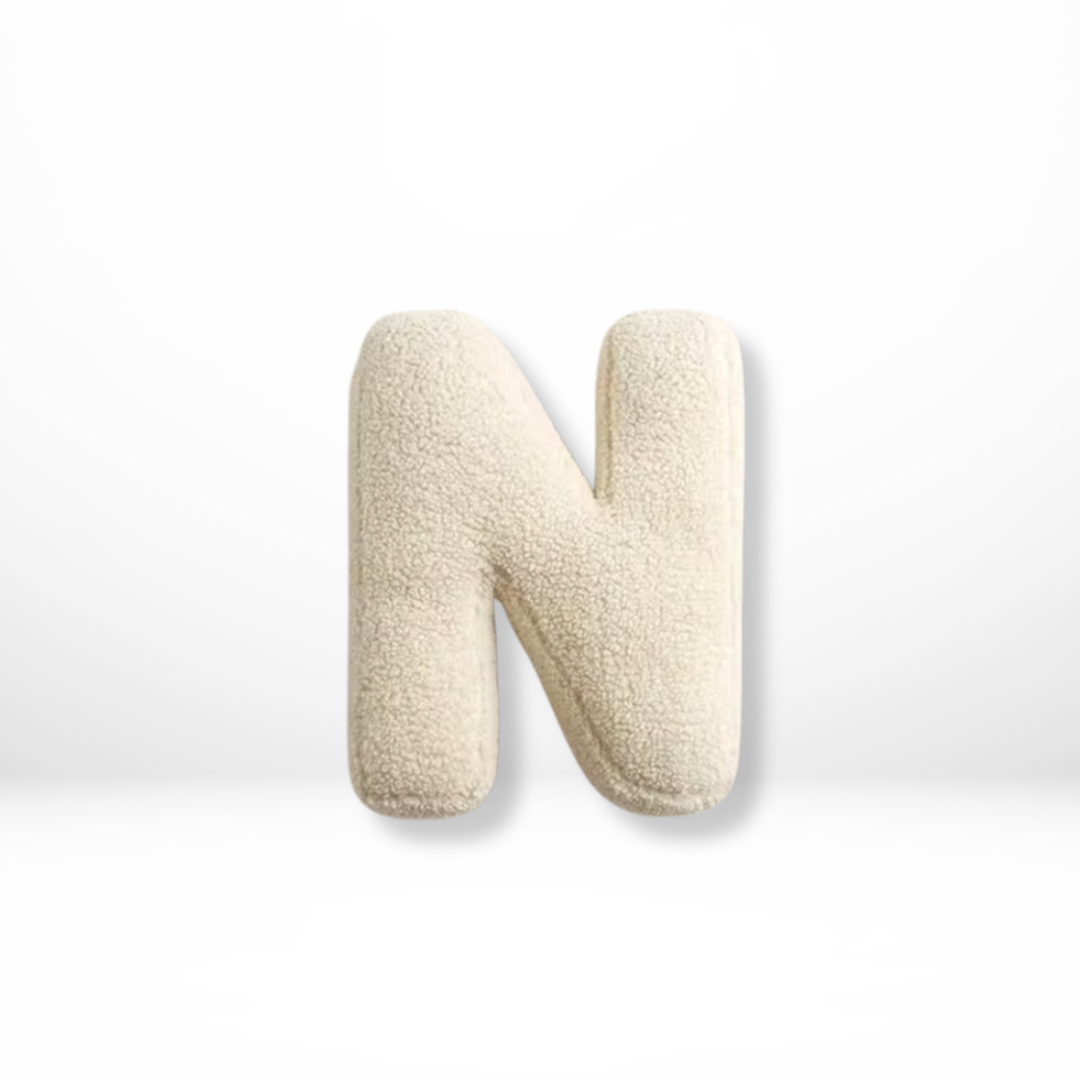 Soft Alphabet Decorative Pillow Cushion