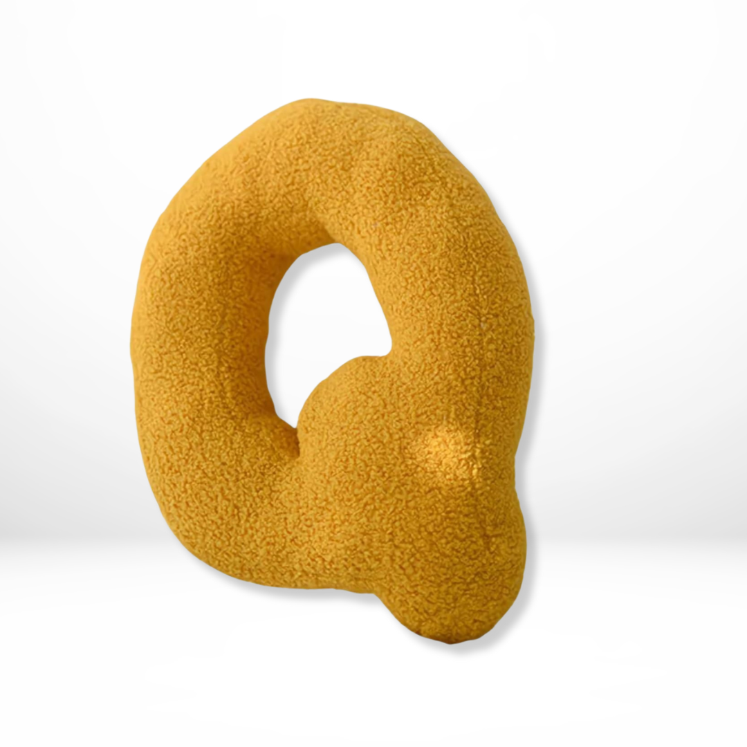 Soft Alphabet Decorative Pillow Cushion